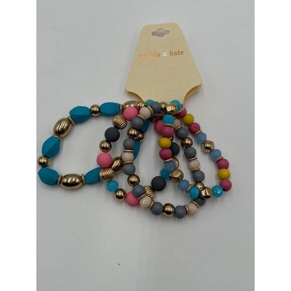 Sophia & Kate Stretch Bracelet 4-Set Colorful Beads 5 FOR $25 💵 💲 - Picture 1 of 3